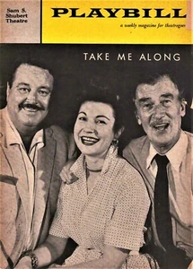 1960 - Playbill - Teatro Sam S. Shubert - Llévame Along - Jackie Gleason - Imagen 1 de 1