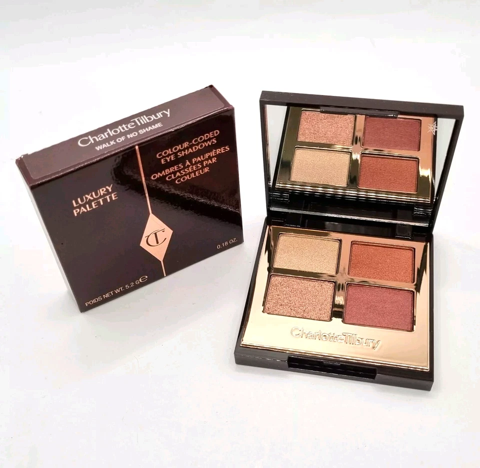 💜 Charlotte Tilbury Luxury Eyeshadow Palette, Walk Of No Shame 5.2g 4 x Colours - Image 1 of 1