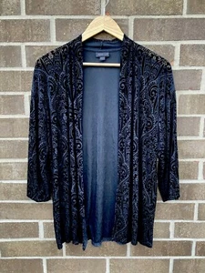 J.Jill Women’s Cardigan Size Small Black - Picture 1 of 23