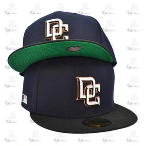 New Era Washington Nationals Navy Black Green White 59Fifty 5950 Patch Fitted - Picture 1 of 6