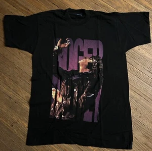 vtg ROGER DALTREY 1994 CONCERT T SHIRT The WHO Solo Tour 90s Black LARGE - Picture 1 of 11