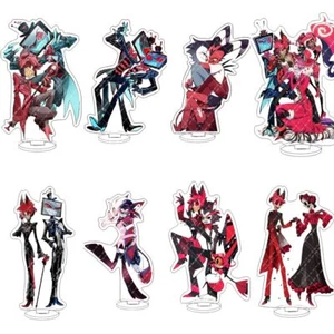 13cm Hazbin Hotel Vox Husk Alastor Acrylic Stand Figure Model Collection Standee - Picture 1 of 21