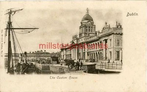 PRINTED POSTCARD OF THE CUSTOM HOUSE, DUBLIN, COUNTY DUBLIN, REPUBLIC OF IRELAND - Picture 1 of 2