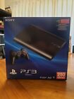 PS3 SUPER SLIM 250GB (USED) + 4 PS3 CONTROLLERS + PS3 REMOTE + 5 GAMES