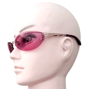 Jean Paul Gaultier Women Sunglasses 90s Vintage Gold Frame/Pink Lenses lady Gaga - Imagen 1 de 9