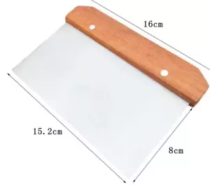 Dough Bench Scraper Stainless Steel Cake Slicer Pastry Pasta Cutter Baking  UK - Picture 1 of 5