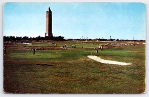 1951 Wantagh, NY - Jones Beach Park - Pitch Putt Golf, Water Tower, UNP Postcard - Picture 1 of 2