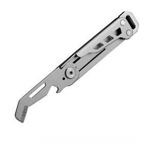 Titanium Steel EDC Multi Tool Hook Pry Bar Compact Durable - Picture 1 of 6