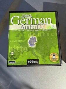 Brand New Learn to Speak & Understand GERMAN Language DELUXE 10 Audio CDs - Foto 1 di 4