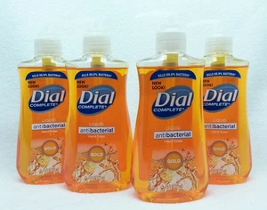 4 x7,5 oz. Dial Complete GOLD flüssige Handseife Waschpumpe antibakteriell tötet 99 % - Bild 1 von 3