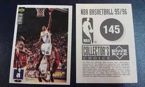 Derrick McKey Pacers Black 1995 - 1996 Collector's Choice ARGENTINA Stckr - Picture 1 of 1