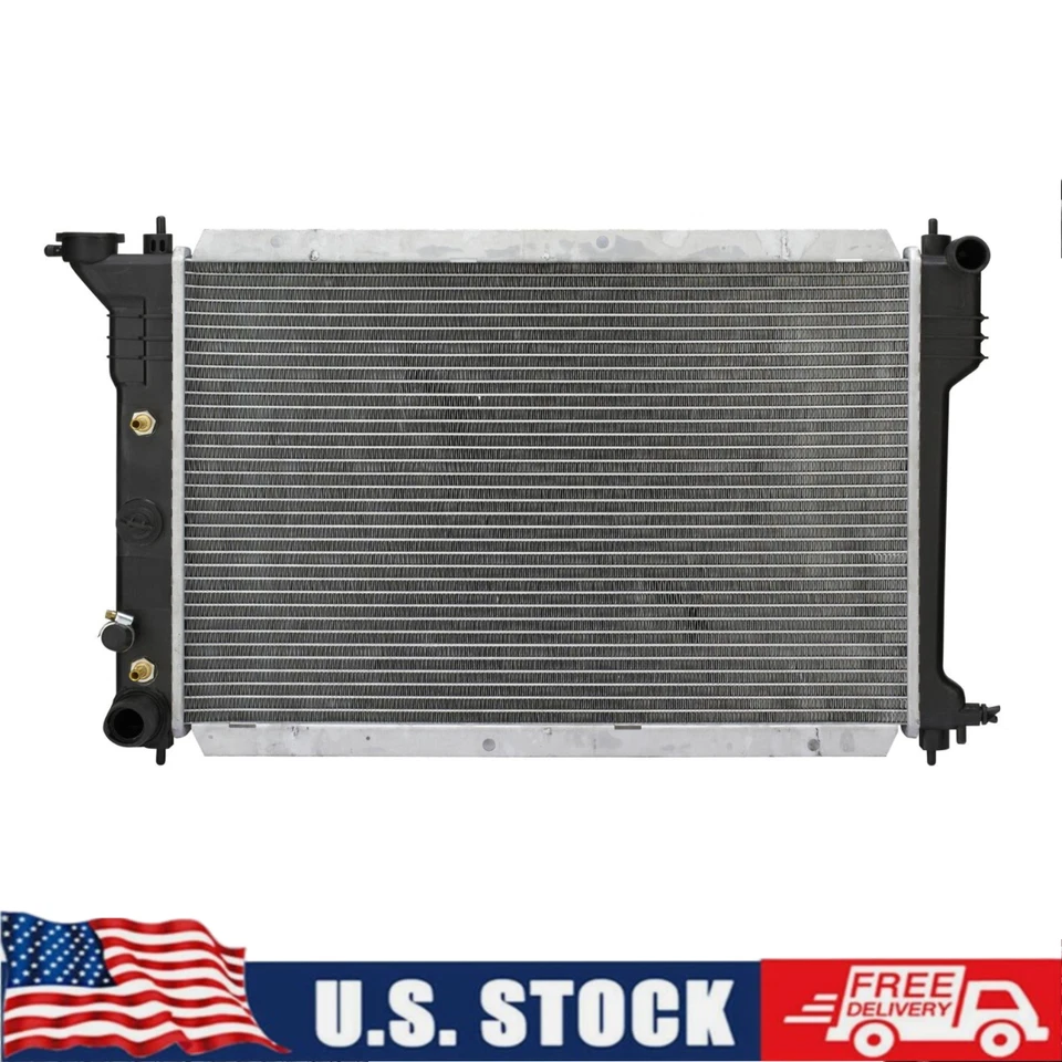 CU884 Aluminum Radiator Fit For 1981-1985 Select Chrysler Dodge Plymouth Models - Image 1 of 4