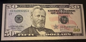 Series 2004 $50 Bill Star Note - Picture 1 of 4