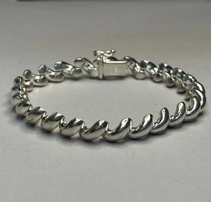 Italy Sterling 18.89g 8-inch Bracelet #5071 - Picture 1 of 4