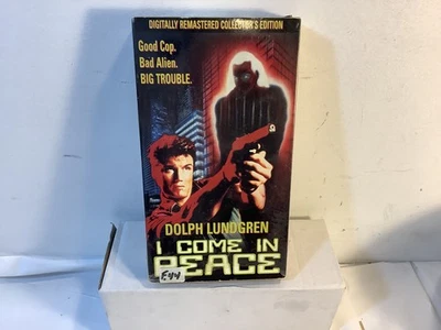 I COME IN PEACE Collector's Edition VHS DARK ANGEL Dolph Lundgren SCI-FI Alien - Image 1 of 4