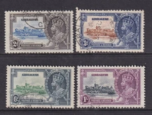 Gibraltar 1935 Silver Jubilee Set 4 FU fine used - Bild 1 von 2