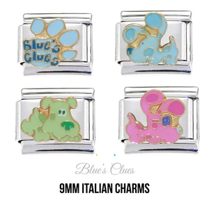 Blue's Clues 9mm Italian Charm - Passend für 9mm Italienische Bettelarmbänder - Bild 1 von 5