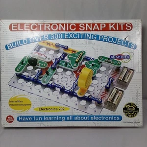 Elenco Snap Circuits 300 Experiments Kit SC300 VORBAU Elektronik 202 Lernen - Bild 1 von 4