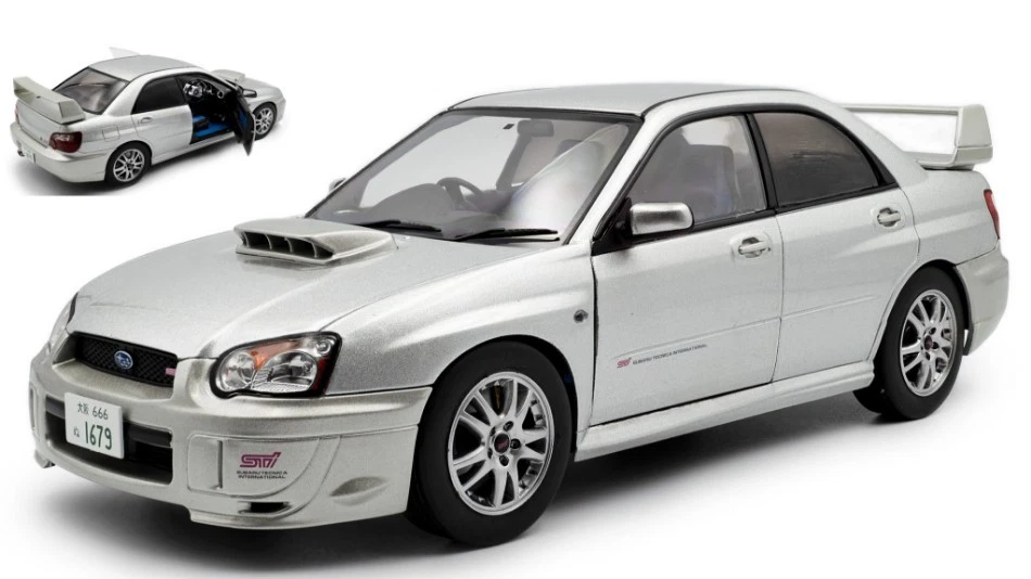 Modellino auto scala 1:18 Solido SUBARU IMPREZA WRX diecast modellismo statico - Immagine 1 di 1