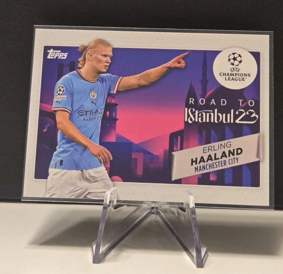 2022-23 Topps UEFA Club Competitions #RF-15 Erling Haaland Road to the Final - Image 1 of 2