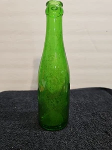 Vintage Green Empty Soda Bottle Pre-owned (BB) - Picture 1 of 7
