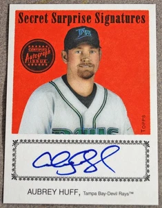 2004 Topps Cracker Jack Aubrey Huff Secret Surprise Autograph Tampa Bay CJA-AH - Picture 1 of 2