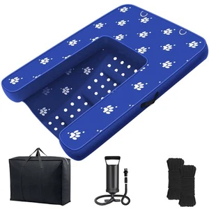 Dog Ramp for Boats and Pools Inflatable Non-Slip Water Platform 4.7ft - Picture 1 of 7