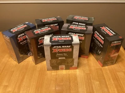 Star Wars: X-Wing 2ª Ed. Paquetes de escuadrón para las 7 facciones - TOTALMENTE NUEVOS, PRECINTADOS Foto 1 de 4