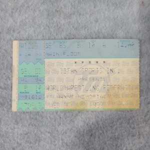 WWF 1993 Randy Savage Doink Lex Luger ¿Firmado? Fort Wayne In. Talón de boleto 29 de diciembre - Imagen 1 de 3