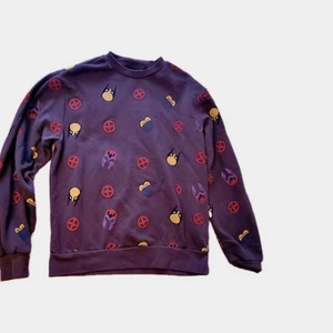 Marvel XMen Sweatshirt Mens Size M AOP Wolverine Cyclops Magneto Crewneck Comic - Picture 1 of 3