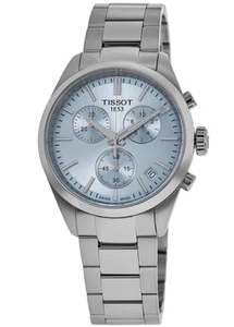 Tissot PR 100 Chronograph Ice Blue Dial Men's Quartz Watch T150.417.11.351.00 - Picture 1 of 2