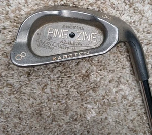 Ping Golf Karsten Ping Zing Black Dot 8 Iron Steel Shaft RH - Picture 1 of 6