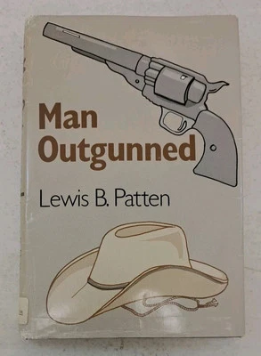 Very Large Print-1979 VTG HCDJ-Western-Man Outgunned-Lewis B Patten - Image 1 of 4