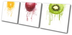 Colorido Fruta Abstracto Comida Cocina AGUDOS LIENZO ARTE DE PARED Impresión de Imagen - Imagen 1 de 1