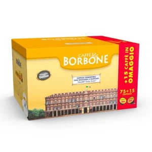 BORBONE CAPSULE COMP. NESC.DOLCE GUSTO MISCELA DECISA (NERA) 75+15PZ - Foto 1 di 1