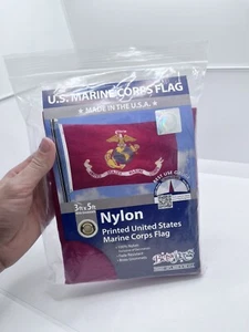 Betsy Flags U.S Marine Corps USMC 100% Nylon Printed 3x5 Flag 2019 - Picture 1 of 10