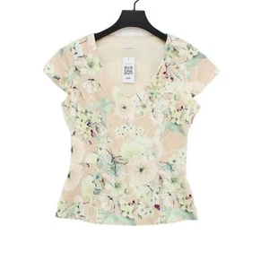 Jacques Vert Women's Top UK 8 Pink Cotton with Elastane Basic - Picture 1 of 5