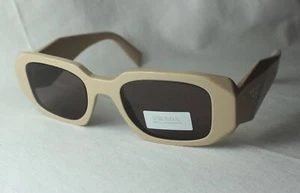 PRADA SONNENBRILLE *SPR 17WS VYJ-6X1* *NEU* Beige - Picture 1 of 6