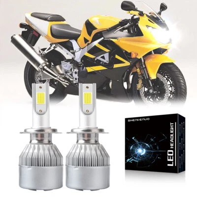 PARA 2002-2003 HONDA CBR954RR FAROL LÂMPADA LED 100W 11000LM BRANCO 6000K - Imagem 1 de 4