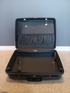 DelSey Hard Shell Luggage Vintage Large Combination With NO keys PARIS FRANCE - Picture 1 of 19