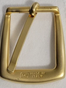 Nbel Made in Italy Women's Belt Gold Tone Replacement Buckle - Picture 1 of 4