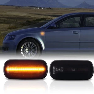 Led Seitenblinker passend für AUDI A4 | Typ B6 B7 | BJ 2000-2009 | SCHWARZ - Bild 1 von 9
