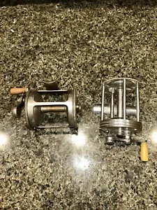 Vintage antike SAMSON Union Hardware Baitcasting & Standardrolle 2 Stück C01 - Bild 1 von 7