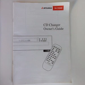 Mitsubishi M-cd500cd Changer Owner's Manual - Picture 1 of 5