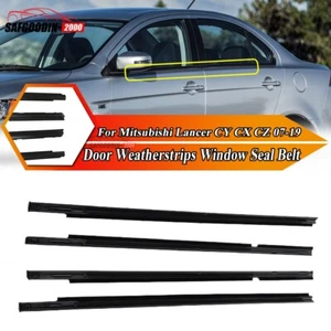 For Mitsubishi Lancer CY CX CZ 2007-2019 4pcs Weather Strip Window Moulding Trim - Picture 1 of 5