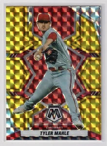 TYLER MAHLE 8/10 Gold Mosaic Prizm 2022 Mosaic #149 Cincinnati Reds - Picture 1 of 2