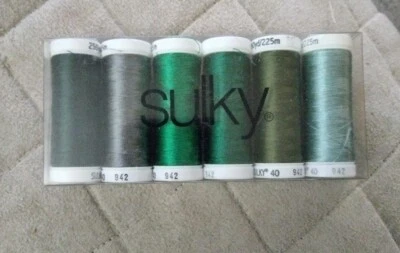 Sulky Embroidery Thread 6 Pack - Image 1 of 2