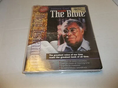 James Earl Jones Reads the Bible KJV New Testament 16 Audio Cassettes NEW - Image 1 of 4