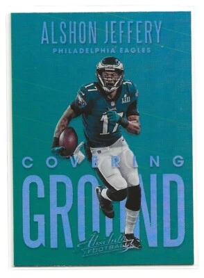 2018 Panini Absolute Alshon Jeffery  Covering Ground Insert Card - Image 1 of 2