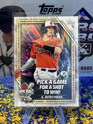2023 Topps Series 2 HRC-3 Adley Rutschman Home Run Challenge Baltimore Orioles - Image 1 of 2